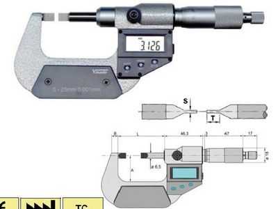 数显薄片外径千分尺